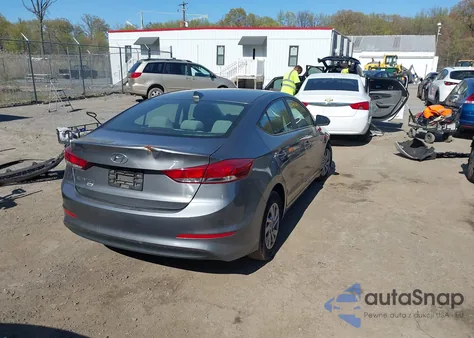 2018 Hyundai Elantra Se from USA, damaged, VIN 5NPD74LF9JH391321